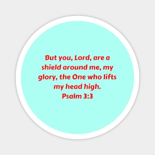 Bible Verse Psalm 3:3 Magnet